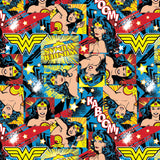 Wonder Woman - Blocs - Molleton imprimé de DC Comics - Multi
