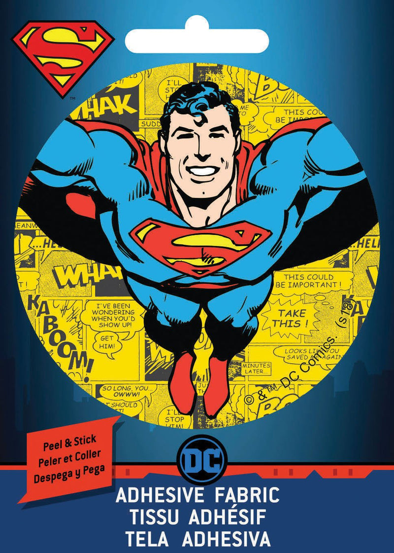 DC Comics Superman Flight Adhesive Fabric Badge