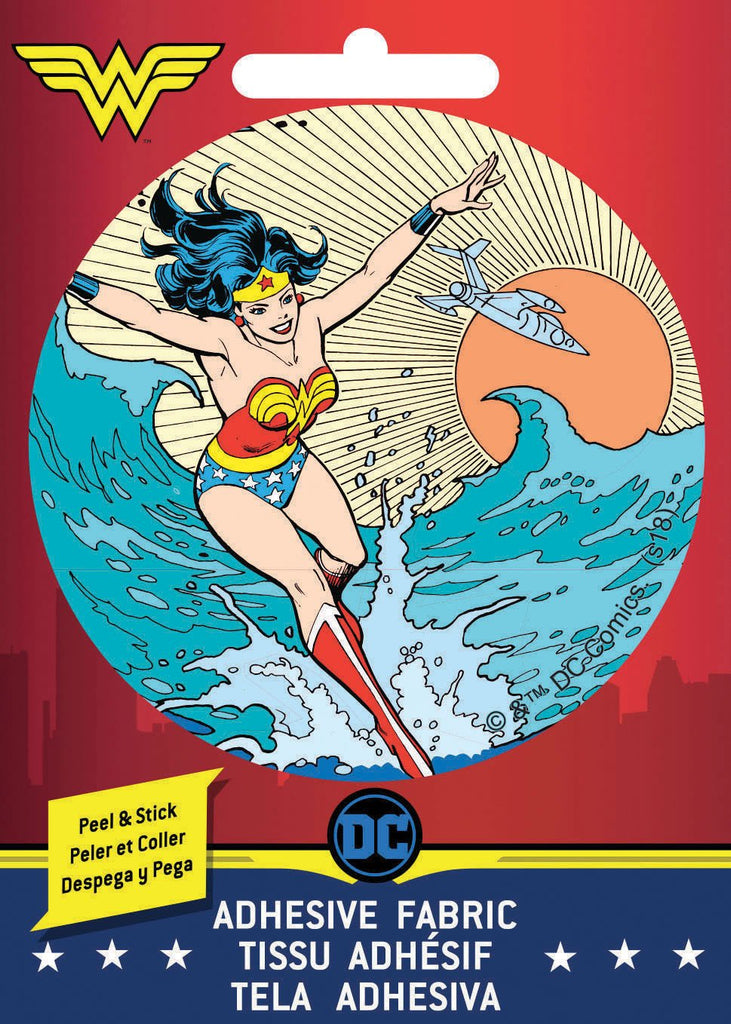 DC Comics Wonder Woman Splash Landing Adhesive Fabric Badge