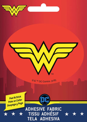 DC Comics Wonder Woman Logo Adhesive Fabric Badge