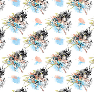 DC Comics-Wonder Woman Power Metallic -Multi -Cotton