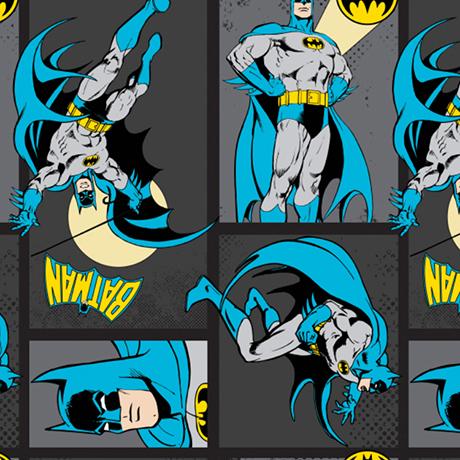 DC Comics II - Batman - Flanelle Imprimée de DC Comics- Royal