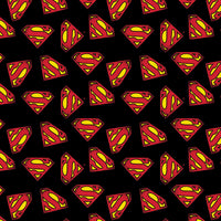 DC Comics - Superman Collection - Logo - Black - Cotton