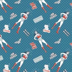 DC Comics-  Wonder Woman II Collection - Words of Affirmation - Cotton