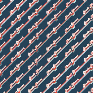 DC Comics-  Wonder Woman II Collection - Diagonal Logo - Cotton - Navy