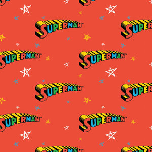 DC Comics- Superman Doodles - Superman Emblem Doodle - Cotton - Red