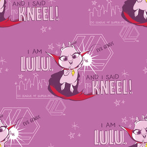 DC Comics- League of Super-Pets - Evil Genius Lulu - Cotton - Lilac