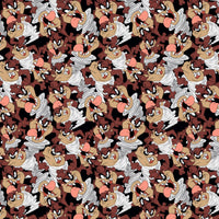 Looney Tunes - Taz - Flannel - Black