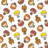 Scooby-Doo Chibi - Mystery Inc - White - Cotton