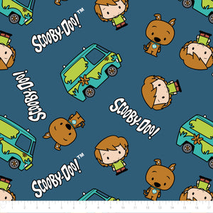 Warner Bros. Scooby Doo -Scooby Doo Chibi Mystery Inc -Teal-Fleece