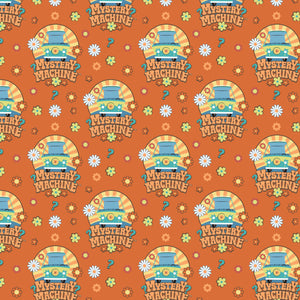 Scooby-Doo School Spirit Collection - SD School Mystery Machine - Orange - Cotton