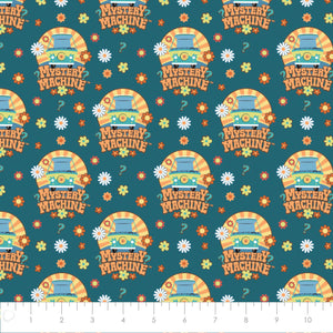 Scooby-Doo School Spirit Collection - SD School Mystery Machine - Blue - Cotton