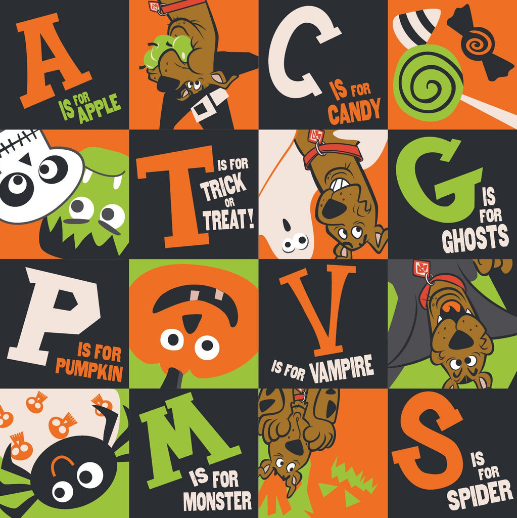 Character Halloween IV Collection - Scooby Halloween ABC - Multi - Cotton