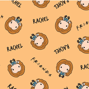 Friends - Rachel Toss - Orange - Cotton