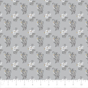 Where the Wild Things Are Collection-Letter Play-Grey - Cotton