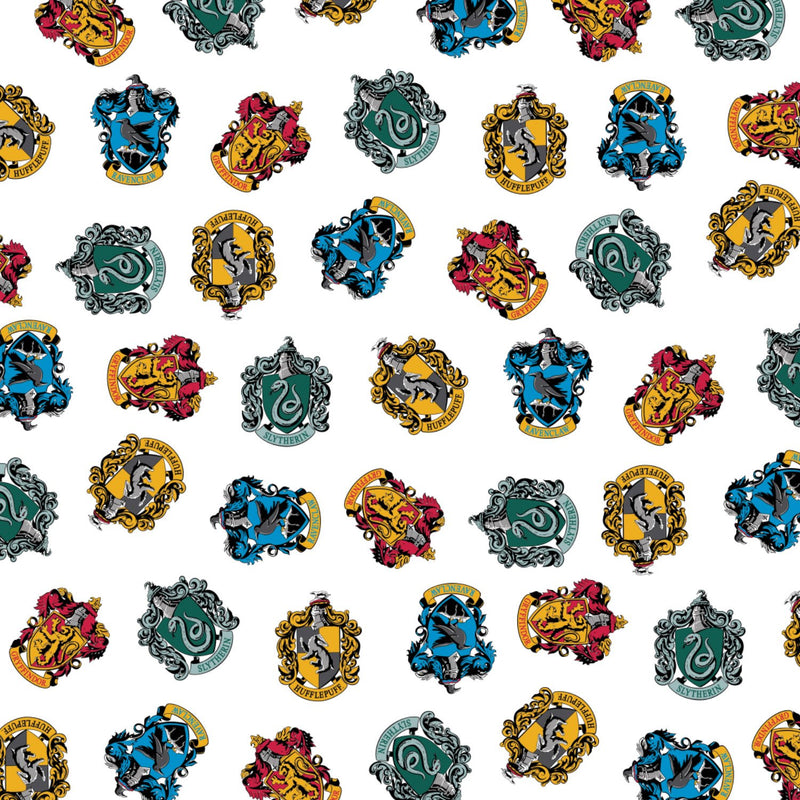 Wizarding World - Harry Potter Collection - Écusson de l'école Harry Potter multidirectionnel - Blanc