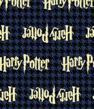 Harry Potter- Houndstooth-100% Cotton- Black