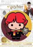 Harry Potter Ron and Wand Adhesive Fabric Badge