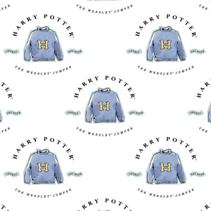 Harry Potter-Wizarding World - Harry Potter Collection - Watercolor Sweater - White - Cotton