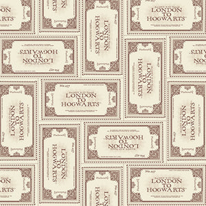 Harry Potter-Wizarding World - Harry Potter Collection - Harry Potter Ticket To Hogwarts Cotton