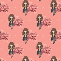 Harry Potter Stand Together Collection - Brave at Heart - Cotton - Pink
