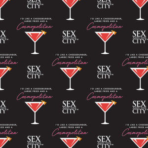 Sex and the City-Cosmopolitain -Cotton-Black
