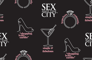Sex and the City- Quotes -Cotton-Black