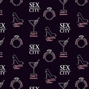 Sex and the City- Quotes -Cotton-Black