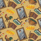 Seinfeld - Kramer Icons Toss - Tan - Cotton