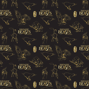 Wizarding World - Fantastic Beasts Collection - Logo & Creatures- Metallic