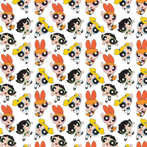 Powerpuff Girls-Girls Packed- Cotton-White