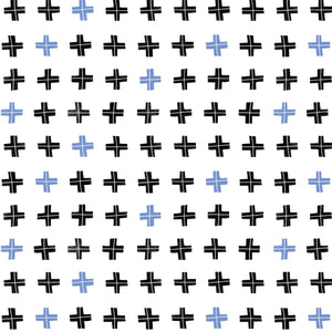 Mod Blocks by Elizabeth Silver - Geo Plus - Blue