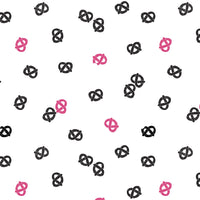 Mod Blocks by Elizabeth Silver - Block Pretzels - Pink