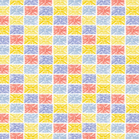 From London With Love by Vicky Yorke - Flags - White - Cotton