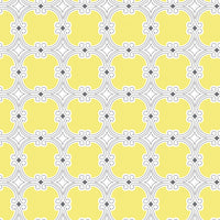 The Coloring Collection- Tiles - Yellow - Cotton