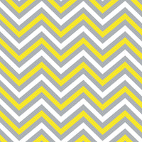 Chevron - Flanelle Imprimée de CDS - Gris