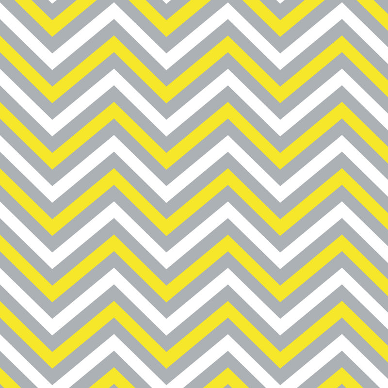 Chevron - Flanelle Imprimée de CDS - Gris