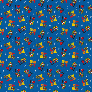 Rubik's -Feel the Love-Fat Quarter Single