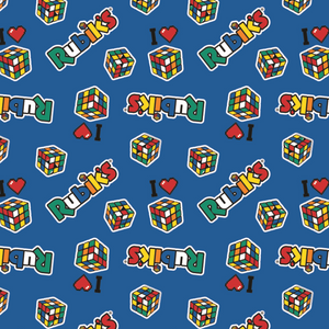 Rubik's Patches - Printed Flannel by Rubik's