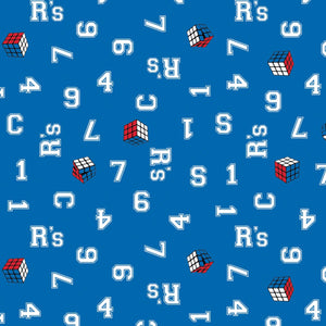 Rubiks 2 Collection - Rubik's Collegiate - Blue - Cotton