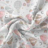 Twinkle Twinkle Little Star Collection - Aim for the Stars - Blush - Cotton