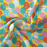 Who Invited the Llamas Collection - Balloons - Yellow - Cotton