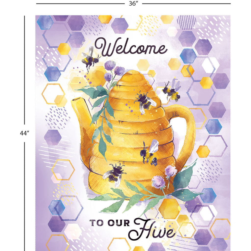 Welcome to our Hive Collection - Our Hive Panel - Multi - Cotton 55230108P-01
