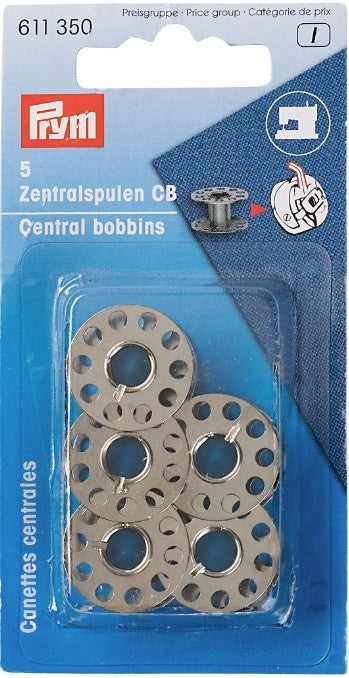 Metal Bobbins (Class 15), 5 Count
