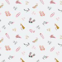 Valentine's Day II Collection -I Shoes You- Cotton- Blush