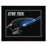 Star Trek- Next Generation -Space Ship - No Sew Throw - Fleece - Multi