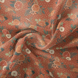 Holiday Spice Collection - Fruit Blossoms - Caramel - Cotton