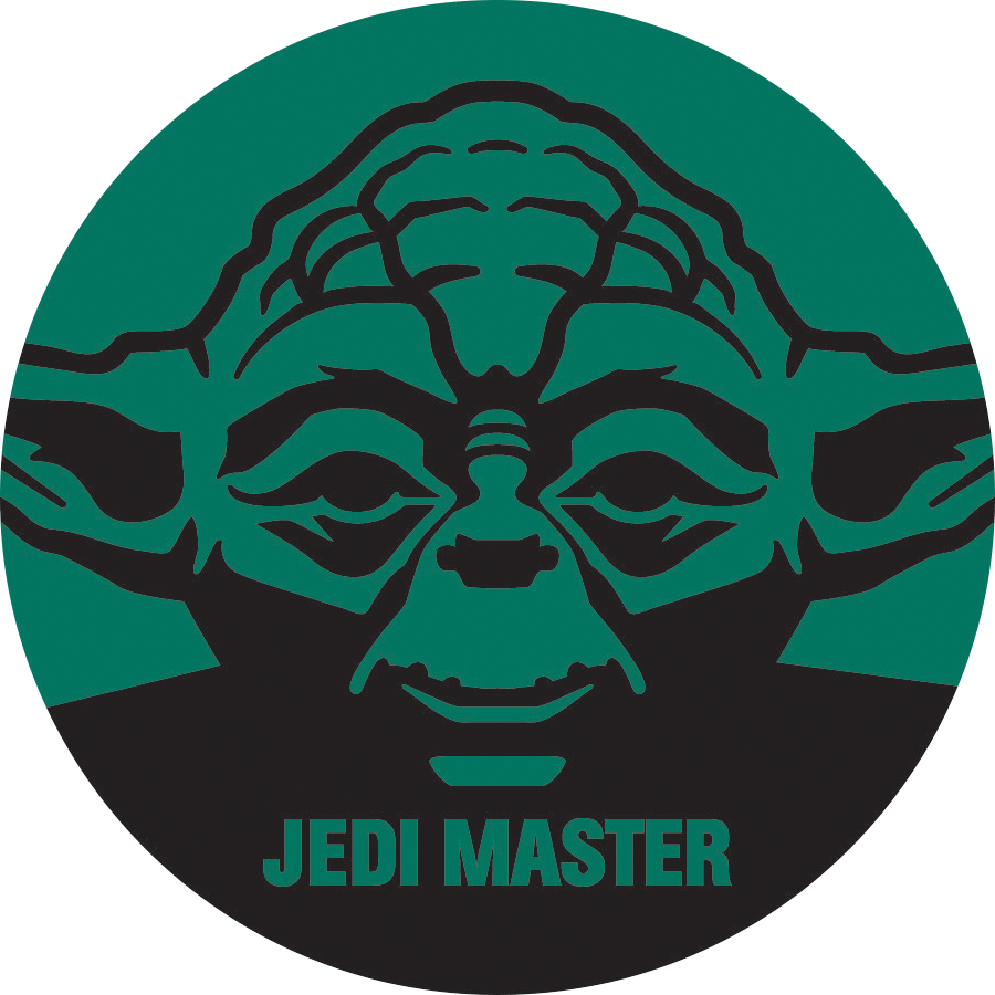 Star Wars Yoda Jedi Master Adhesive Fabric Badge