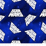Star Wars -Star Wars -Retro Logo Toss -Blue-Fleece