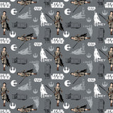 Star Wars - The Force Awakens Collection - REY - 2 Yard Cotton Cut - Iron